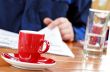 Morning coffee and newspaper