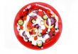 Healthy food plate pizza