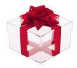 Gift box transparent