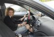 Woman in the Car closeup