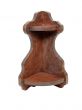 Wooden corner shelf