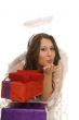 angel with present