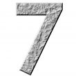 3D Stone Number Seven