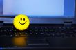 Smiley on laptop