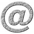 3D Stone Email Symbol