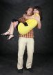Man holds the girlfriend on hands