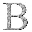 3D Stone Greek Letter Beta