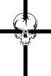 Skull with  cross
