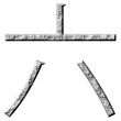 3D Stone Chinese Number 6