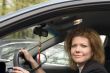 Girl in car
