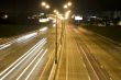 traffic light in the night