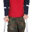 man walking with a crutch