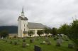 Churchyard in green grass