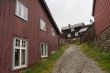 Footpath between wooden houses