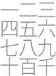 3D Stone Chinese Numbers