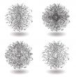 scribble tangle variation