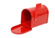 Empty Red Mailbox