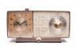 Vintage Clock Radio Isolated