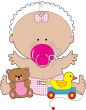 Baby Pacifier Girl