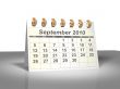 September 2010 Desktop Calendar.