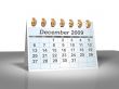 December 2009 Desktop Calendar.