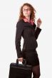 Business woman with briefcase