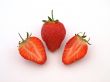 Fresh organic strawberries.