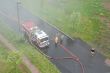 Fire Trucks in Smoke
