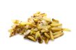 fried potatoes on white