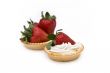 strawberry in a small basket