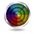 beach ball button target
