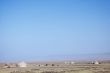 Yurts in wide Landscape,China