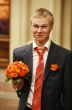 Cheerful groom