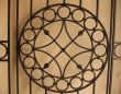 Iron fence with pattern