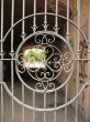 Iron fence with pattern