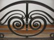 Iron fence with pattern