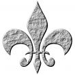 3D Stone Fleur de Lis