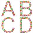 Floral alphabet