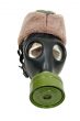 Gas mask and military hat