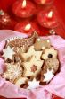 Detail of Christmas cookies