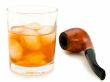 glass of alcoholoic drink