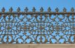 Decorative cast-iron fence