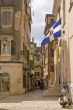 Old street in Kerkyra, Corfu, Greece