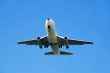 Plane over blue sky