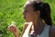 Girl with a dandelion