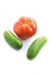 tomato and cucumber