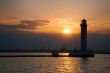 Lighthouse at dusk