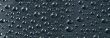 Black drops background.