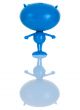 Plastic blue figure of the alien