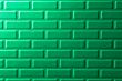 Wall of metallic bricks